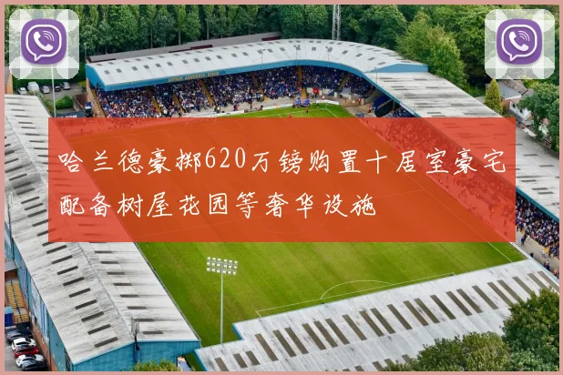哈兰德豪掷620万镑购置十居室豪宅配备树屋花园等奢华设施
